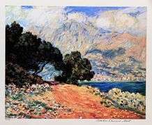 Claude Monet, Cap Martin, Signed by the Estate