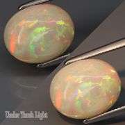 Brilliant play of color in this 2.55ct Semi-black untreated Opal!