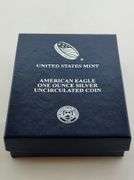 2018-W Burnished American Silver Eagle, OGP