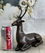 Elk Deer Bronze Sculpture