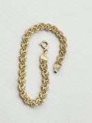 14KT Yellow Gold Byzantine Link Bracelet