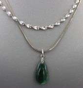 Lot of 2 Vintage 925 sterling silver necklaces