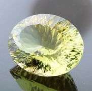 Non-stop flashing! Collectors sized 74.20ct brilliant lemon Citrine!