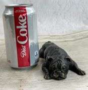 Sweet Little Bulldog Bronze Sculpture