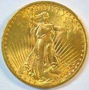 Much scarcer Choice BU 1922 St. Gaudens $20 Gold Piece