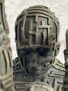 Yoga Exercise Bronze Sculpture