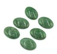 Group lot of 6 oval Jade loose gemstones