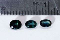 Natural Teal Sapphires - Lot of 3