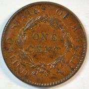 Original Chestnut Brown Uncirculated 1820 Coronet Large Cent