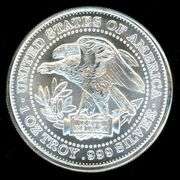 1 Troy Ounce .999 Silver Trade Round