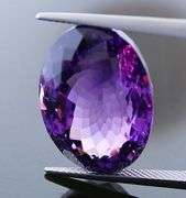 Magnificent 26.56ct VS clarity deep violet Amethyst