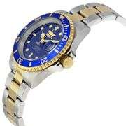 Invicta Pro Diver Automatic Blue Dial Two-Tone Stainless Steel Men's Watch