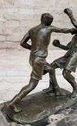 Last Round Boxing Bronze Statue
