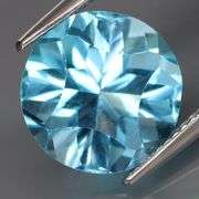 It’s an 8.46ct fully concave cut Topaz solitaire in Swiss blue!