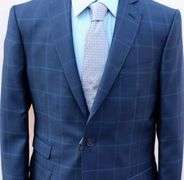 Stylish Plait Italian Made Slim Fit Suit
