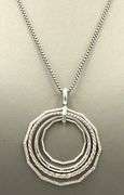 David Yurman Stax diamond pendant on chain