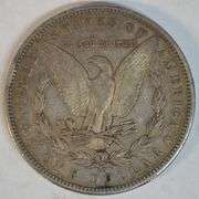 Original scarce 1890-CC Morgan Silver Dollar in sharp XF condition