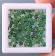 3.97 carats of real round cut Colombian Emeralds!