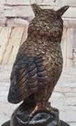 Owl Bird Bronze Sculpture