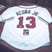 Autographed Ronald Acuña Jr. Atlanta Baseball Jersey with COA