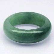 Oh my! 24.81ct semi-translucent Bumese Jade ring!