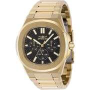 Invicta Speedway Gold-Tone Stainless Steel Black Dial Men's Watch