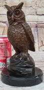 Owl Bird Bronze Sculpture
