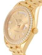 Rolex Day-Date 228348, 40MM, Diamond Dial and Bezel, 18K Men’s Watch