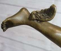 Roman Flying Mercury Bronze Figure