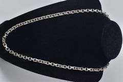 Sterling Silver Anchor Chain Necklace