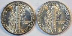 Gorgeous Gem BU 1937 & 1938 Mercury Dimes. FSB