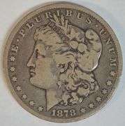 Key 1878-CC Morgan Silver Dollar in nice circ