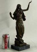 Arab Girl Dancing Bronze Sculpture