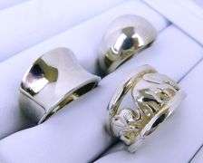 3 Sterling Silver Rings