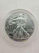 2018-W Burnished American Silver Eagle, OGP