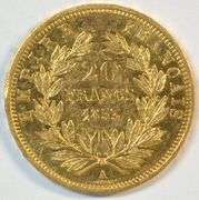 Flashy Prooflike 1853-A France Napoleon 20 Francs Gold Piece