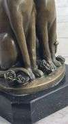 Two Cat Bronze Figurine