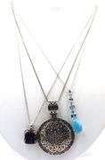 Group lot of 3 Vintage 925 sterling silver necklaces