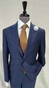Stylish Peak Lapel Suit, With Sharkskin Design Fabric.  Slim Fit