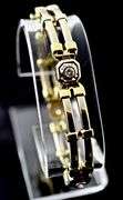 Impressive 14K Two-Tone Bracelet with Diamonds