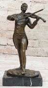 Johann Strauss playing the Violin Bronze Sculpture