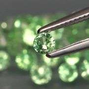 Rare collectors 2.53ct untreated spring green Tsavorite set!