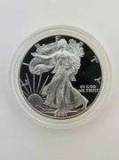 2001-W Proof American Silver Eagle, OGP