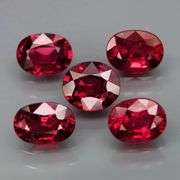 Classic! 8.70ct oval cut violet pink Rodolite Garnet set