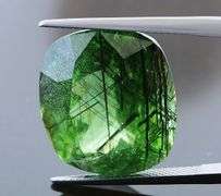 Collectors alert! 31.87ct UNTREATED Rutile Peridot! It's HUGE!!!