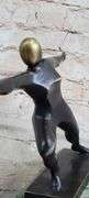 Brown Patina Bronze Statue
