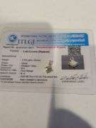 Certified Yellow Gold Lab Diamond Pendant