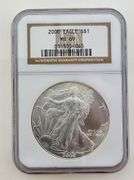 2000 American Silver Eagle, NGC MS69
