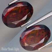 Floral patterned 1.15ct faceted Black Opal