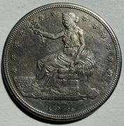 1874 S Trade Dollar
